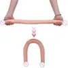 NXY Godes 56cm Long Double Tête Gode Pénis Flexible Point G Anus Vaginal Stimuler Réaliste Plug Anal Sex Toys pour Femmes Lesbiennes 1120