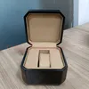 Watch Boxes High luxurious designer Cases Quality Black Box Plastic Ceramic Leather Manual Certificate Yellow Wood Outer Packaging213M