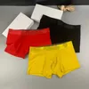 DA moda estiva cotone stampato digitale intimo da uomo lettere traspiranti semplice angolo piatto mutande morbide e confortevoli mutande boxer parallele di design