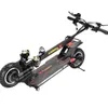 Scooter elétrico da movimentação dupla de 48V Scooter elétrico 10 polegadas Mini dobrável Off-road que conduz o skate elétrico do scooter