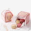 Gift Wrap European Style Square High-End Candy Box Wedding Gunsten en Geschenken Kleine Cookies / Cakes Papier Verpakking Feestartikelen