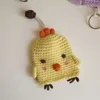 Cute Owl Unisex Pull Type Key Bag Hand Knitting Key Wallets Housekeepers Car Key Case New Knit Keychain Pouch