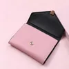 Women Solid Color Buckle Simple Wallet Fashion Money Bags Ladies Short PU Leather Card Holder Girls Student Small Clutch Purse