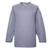 男の空白アイスホッケージャージユニフォーム卸売練習ホッケーシャツ良い品質026