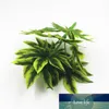 9 Şube Yapay Yaprakları Yeşil Bitkiler Saksı Dekoratif Bitkiler Dikey Yeşillendirme Bitki Duvar Çiçek Düzenleme Ofis Dekor Fabrika Fiyat Uzman Tasarım Kalitesi