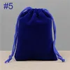 Sac en flanelle pour emballage de bijoux, emballage cadeau personnalisé pour casque de téléphone portable, sacs de couleur unie à cordon de serrage 8x10cm