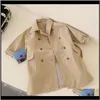 Outwear Clothing Baby Maternity Drop Delivery 2021 Kids Coat Spring Jackets Girls Fashion Baby Girl Double Breast Windbreaker For Children Lo