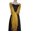 Ladies Elegant Evening Dress Shawl Silk Tassel Party Wedding Prom Temperament Accessories Scarf Gold Silver Shawl