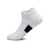 Chaussette de basket-ball pour hommes chaussettes professionnelles antidérapantes fond de serviette de couleur unie bateau d'élite amorti d'entraînement de sports de plein air