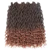 Whoelsale Hair Dreadlocs Syntetyczny Splatanie Włosy Bogini Locs Faux Locs Kręcone Szydełka Włosy 18 Calowe Crochet Braids Marley Twist Black Women