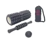 Resistance Bands 33cm Crescent Wolf Tooth-Shaped Foam Roller Massage Stick Ball Suit Hollow Pilates Yoga Shaft Sets