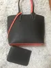 Luxurys Damen-Tasche, kritzelnde Designer-Handtaschen, Totes, zusammengesetzte Handtasche, echtes Leder, Geldbörse, Umhängetaschen