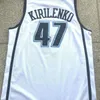 XFLSP Nikivip Basketball College College Retro Utah Andrei 47 Kirilenko REMOLHA