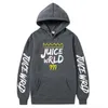 2023 Fashion Classic Men and Women's Hoodie Hot American Singer Juice Wrld print loose