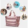 2021 gym gym bags waterdichte fitness yoga mat tas multifunctionele glitter vrouwen sac zwemmen sport tas grote capaciteit schouder handtas Y0721