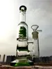 Tube Bong Spiral Perc Glass Bong Recycler Dab Rig Rökning Hokah Filter Skärm 14mm Joint Bowl Glass Water Bongs