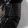 Hommes hiver veste en cuir mode hommes Patchwork cuir Bomber vestes polaire épaissir chaud décontracté moto manteaux Outwear 210923