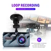 Dash Cam Car DVR камера 3.6 "Full HD Cycle Recording 1080P привод видео рекордер G-Sensor Auto Dashboard DUAL DASHCAM DVRS