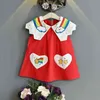 Gooporson Sommer Kleine Mädchen Kostüm Regenbogen Wolke Ärmellose Prinzessin Kleid Nette Kleinkind Kinder Party Kleider Vestidos 210715