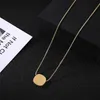 Love Necklace Womens Pendant Necklaces bracelet Flash Diamond Gold Letters Pendants Simple Party Jewelry