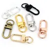 Keychains 10pcs/lot Snap Lobster Clasp Hooks Gold Silver Plated DIY Jewelry Making Findings For Keychain Neckalce Bracelet Supplies