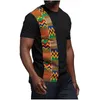 T-shirts T-shirts Paar Kleding Zomer Tshirt Dames Afrikaanse Print Etnische T-shirt O-hals Korte Mouw Casual Tee Tops voor Mannen Camiseta 2021