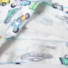 夏のカジュアル2 3 4 5 6 10年間の子供服のコットン半袖フルプリント漫画車のための子供のためのTシャツ210701