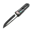 9 Models Black Abalone Handle Straight Fixed Blade Knife Dual Action Fishing EDC Pocket Tactical Knifes Survival Tool