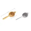 NUOVO Colino da tè in acciaio inossidabile doppio manico con supporto inferiore Infusore per tè Home Coffee Spice Filtro Diffusore Accessori da cucina RRA9847