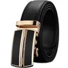 Men039s Belts Luxury Automatic Buckle Genune Leather Strap Black Brown For Mens Belt Designers Brand High Quality 220125266N7451334