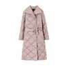 Toppies manteau d'hiver femmes Parkas plus épais chaud Plaid bulle coréenne veste bouffante mode outwear 211013