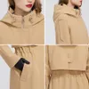 MIEGOFCE Spring Trench Collection Designer Women Cloak Warm Windproof Coat with Resistant Collar with Hood Windbreaker 210812