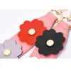 Flower 3D Design Bag Strap Women Shoulder You Leather Handles Female Handbag Accessories Wide 210901