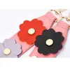 Flower 3D Design Bag Strap Women Shoulder You Leather Handles Female Handbag Accessories Wide 210901