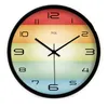 Zegary ścienne Zegar Home Decor Horloge Murale Reloj de Pared Decorativo Saat Wnętrze Mute Duży Dekoracyjny Metal L