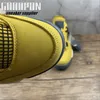 2021 Release 4S 4S Lightnings Buty koszykówki Jumpman IV Żółte Szary Sporty Sporty Sneakers Statek Z Pole Rozmiar US7-13