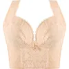 Reggiseni in pizzo lungo per le donne Lingerie imbottita in filo sexy Taglie forti Biancheria intima Corsetto Reggiseno2396