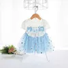 2021 verão meninas meninas vestido bonito princesa vestidos para meninas festa de aniversário tutu vestido criança criança roupas infantil roupas q0716