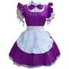 Sexig fransk maid kostym söt gotisk lolita klänning anime cosplay sissy maid uniform plus storlek halloween kostymer för kvinnor 2021 y0903