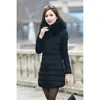Frauen Parka Mantel grau schwarz beige XL-7XL plus Größe Jacke Winter mit Kapuze dicke Mode lange Wärme Kleidung LR499 210531