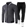 Marca Homens Tracksuit 2 Peças de Primavera Masculina Outono Sportswear Casual Jaquetas De Zíper Calças Conjunto De Moletom Sports Terno Define Correstsuits