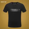 T-shirt da uomo di design Teschio di cristallo Tees Summer Basic Lettera di stampa solida Orso Skateboard Casual Top punk Magliette Moda abbigliamento di lusso orangutan manica corta