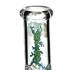 Прямые стеклянные бонги для воды с мультяшным рисунком Dab Rig, около 8 дюймов, нижняя часть стебля, 14,4 мм, чаша, толстый бонг