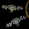 ASNORA High quality zirconia comb bridal jewelry headdress wedding hair beauty salon accessories