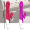 NXY Vibratori Donne Sex Toys G Spot Massaggio Riscaldamento Telescopico Dildo Vibratore Leccare la lingua Stimolatore del clitoride Masturbazione femminile Giocattolo per adulti 1119