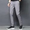 Men Casual Joggers Pants Solid Thin Cargo Sweatpants Male Multi-pocket Trousers Mens Sportswear Hip Hop Harem Pencil 210715