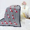 100x80cm new baby infant knitted basket blanket summer Air Conditioning Toddler Bedding Quilt Newborn Super Soft Swaddles Wrap Blankets Fox Design