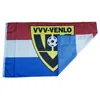 علم هولندا نادي كرة القدم VVV-Venlo 3 * 5ft (90 سنتيمتر * 150 سنتيمتر) بوليستر أعلام راية الديكور تحلق هدايا المنزل حديقة الاحتفال هدايا