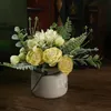 花瓶ミニポット造花植物家の卓上中心ピース盆栽ブーケ配置結婚披露宴の装飾2021