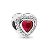 Fit Original Pandora Charms Bransoletki DIY Kobiety Biżuteria Prezent Nowy Szkło Heart Balloon Korona Chłopiec Dziewczyna Klasyczna Moda Dynda Koraliki